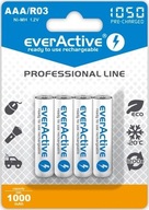 EVERACTIVE NI-MH R03 AAA BATÉRIE 1050 MAH