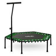 Fitness trampolína s rukoväťou 127 cm Neo-Sport - šesťhranná zelená