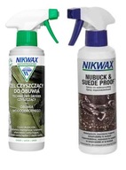 Nikwax Set Nubuk Velúr a gél na topánky 300 ml