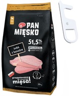 Pan Mięsko HYPOALERGÉNNE suché krmivo pre psov TURECKO s BAŽANTOM 20 kg S