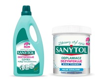 SANYTOL SET EUKA TEKUTÉ 1L + PRÁŠOK NA PRANIE WH 450g