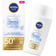 NIVEA SUN FLUID OCHRANNÝ FACE FOUNDATION TRIPLE PROTECT SPF 50+