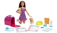 Vzdelávacia bábika Barbie Barbie pre adopciu psa PRE DIEVČATKO