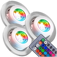 3x GU10 RGB LED OSVETLENIE S DIAĽKOVÝM OVLÁDANÍM