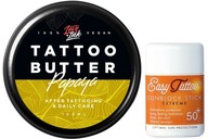 LOVEINK Papaya BUTTER 100 ml + SLNEČNÝ KRÉM NA TETOVANIE EasyTattoo 50+ UVA