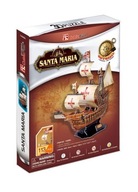 3D puzzle Plachetnica Santa Maria 113