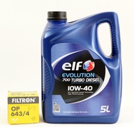 OLEJOVÝ FILTER + ELF OLEJ 10W40 TD 5L DACIA RENAULT