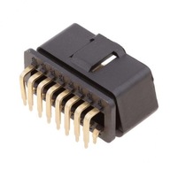 10X 16-pin OBDII samec konektor s uhlom 90 stupňov