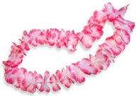 HAWAIIAN NÁHRDELNÍK RUŽOVÝ 12 KS GARLAND HAWAIAN FLOWERS 100 CM PÁRTY