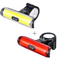 SET BICYKLOVÝCH LAMPY USB NABÍJACÍ PROX ZETA