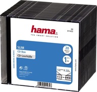 Hama Slim obal na CD/DVD 20ks čierny