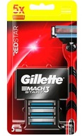 Náboje do žiletiek GILLETTE Mach 3 Start Red, 5 ks