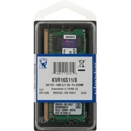 DDR3 pamäť Kingston SODIMM 8GB 1600MHz CL11 1,5V