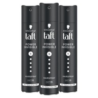 Schwarzkopf Taft Power Invisible Veľmi silný lak na vlasy 250 ml x3