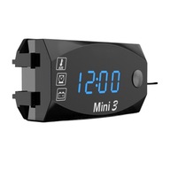 12V 3v1 motobikový teplomer digitálny voltmeter výstup