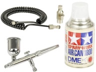 Práca HG Single Airbrush Set 180D Tamiya 74525 Spray