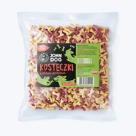 Hovädzie a hydinové kocky pre psov, 1 kg