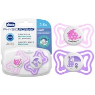 CHICCO PHYSIO LIGHT SILIKÓNOVÝ cumlík 2-6