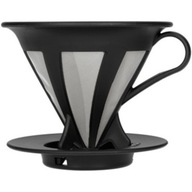 Hario Cafeor Coffee Dripper V60 02 - čierny