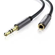 Audio AUX Jack predlžovací kábel 3,5mm 5m UGREEN Čierny