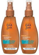 2 x DAX SUN TURBO GOLD SPREJ NA AKCELERÁTOR Opálenia 200 ml karamelové peptidy