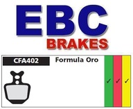 Cyklistické podložky EBC (organické) Formula Oro CFA40