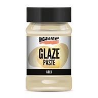 Glaze - Pentart - zlato, 100 ml pasta