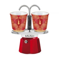 BIALETTI Mini tlakový hliníkový kávovar s 2 šálkami