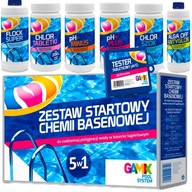 7V1 ŠTARTOVACÍ SADA BAZÉNOVÁ CHEMIKÁLIA CHLÓR GAMIX