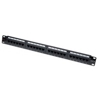 TECHLY PATCH PANEL UTP CAT6 24 PORTOV RJ45, 1U 0228