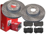 BREMBO PREDNÉ KOTÚČE, DESTIČKY, MERCEDES C W205, 318MM