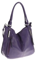 The Grace bags Talianska dámska kabelka Leather Messenger Bag Lh2317 Purple