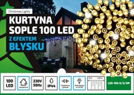 VONKAJŠIE BLESK CICISCLE 100LED, PROFESIONAL HRUBÝ, 4m, možno pripojiť