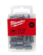 MILWAUKEE PROFESSIONAL BIT TX20 25MM 25 KS