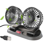 DVOJITÝ VENTILÁTOR DO AUTO VENTILÁTOR 5V USB