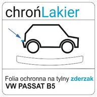 ochranná fólia VW PASSAT B5 B5FL zadný nárazník kombi