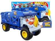 HOT WHEELS MONSTER TRUCK TRANSPORTER RINO RIG