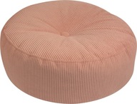 OKRUHÁ POUF RÚČKA NA OPIERKU NA NOHY 47x20 cm