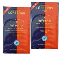 Lofbergs Inferno mletá káva 450 g, dve balenia