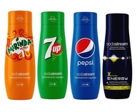 Súprava sirupu SodaStream Mirinda 7up Pepsi Energy