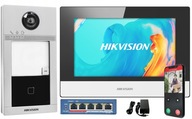 Hikvision WiFi IP video interkom PoE Set Wicket Gate DS-KIS604-S