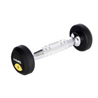 DUMBELL 1 KG pogumovaný na cvičenie Pro HMS 24-48H