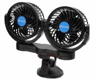 VENTILÁTOR DO AUTO 4 DVOJITÝ 24V S PRÍSAV