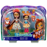 Enchantimals. Bábiky Sisters 2-balenie ENCHANTIMALS BÁBIKA Súprava Bábika hračka