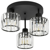 Stropné svietidlo LX- 1338 Black 3x E27 LEDLUX