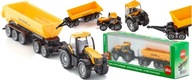 TRAKTOR JCB ťahač s prívesom ZABAWKA 1:87 3+