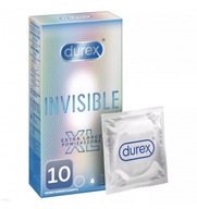 Durex Invisible XL Enlarged 10 ks.