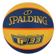 Spalding Official TF-33 žlto-modrá basketbalová lopta, veľkosť 6