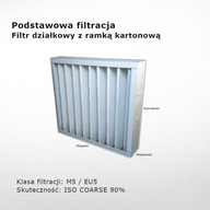 M5 Iso Hrubý 90% prepážkový filter 226x248x48 mm