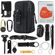 Survival kit survival karta KUBOTAN baterka